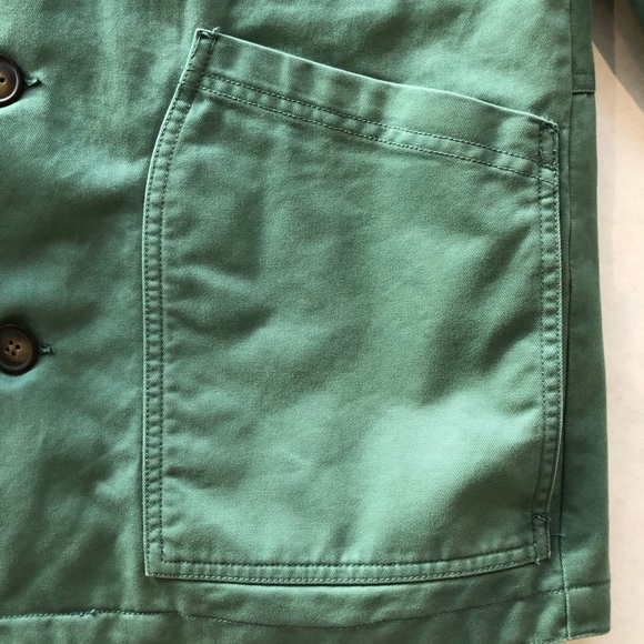 J. Crew Barn Coat Green Size Small EUC - Picture 4 of 7